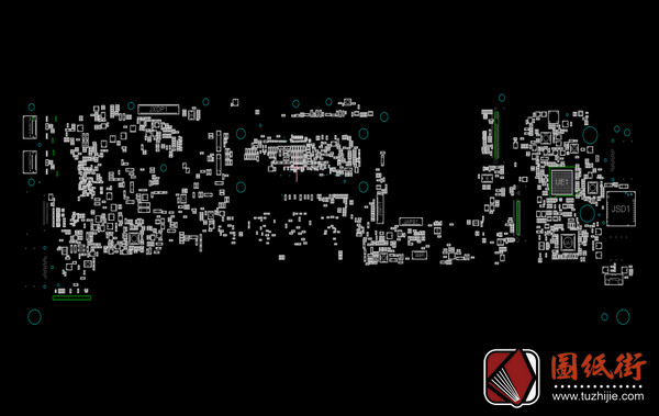 Dell 7390 2-in-1 LA-F292P REV:1.0(A00)点位图.cad