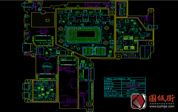 Dell 5290 LA-F371P REV 1.0戴尔笔记本点位图BRD+CAD+PDF