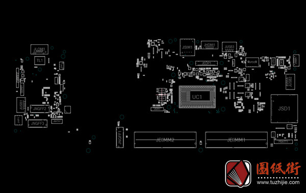 Dell 5490 LA-F401P REV :3.0 (A02)戴尔笔记本点位图CAD