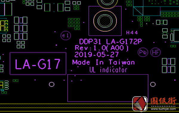 Dell XPS 13 7390 DDP31 LA-G172P REV 1.0戴尔笔记本点位图