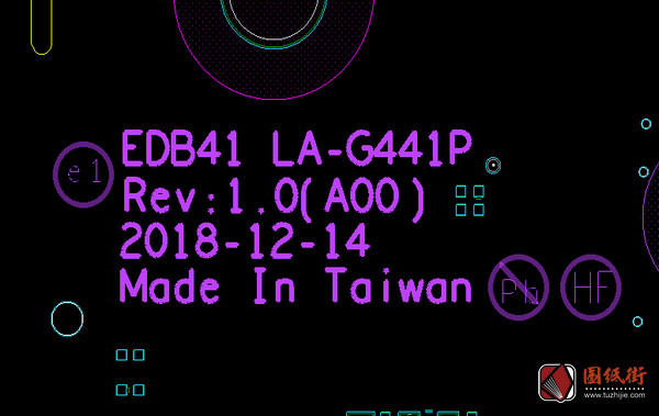 Dell Latitude 7400 2-in-1-Compal LA-G441P EDB41 Rev 1.0(A00)戴尔笔记本点位图