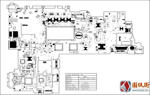 Dell 7200 LA-G661P? REV 1.0 (A00)戴尔笔记本点位图PDF