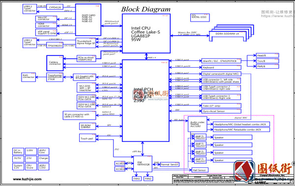 Dell Area-51M DDQ70 LA-G881P REV 1.0戴尔外星人笔记本电路图
