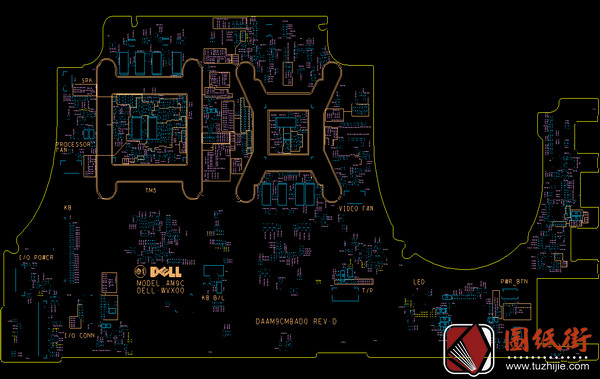 Dell 5576 Quanta AM9C daam9cmbad0 Rev A00戴尔笔记本点位图