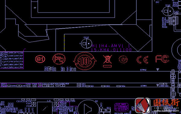 ECS H11H4-am_v1.1精英主板电路点位图BRD