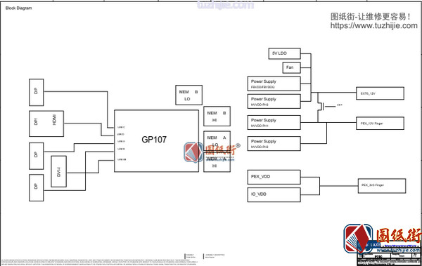 GALAX GTX1050Ti OC P75C Rev  V11 影驰显卡图纸