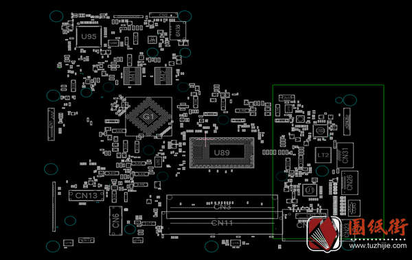 同方超锐T45-GC-19018 NTSN1423笔记本电脑主板点位图CAD+PDF