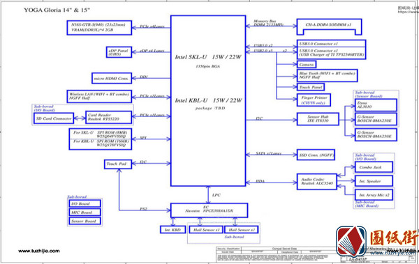 Lenovo Yoga 710 LA-D471P Rev2.0联想笔记本图纸