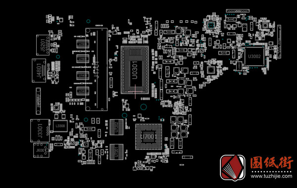 Asus X442UQ REV 2.0华硕笔记本主板点位图