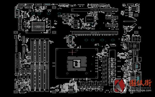 ASRock B360M IB-R Rev1.06 70-MXB9D0-A01华擎电脑主板点位图