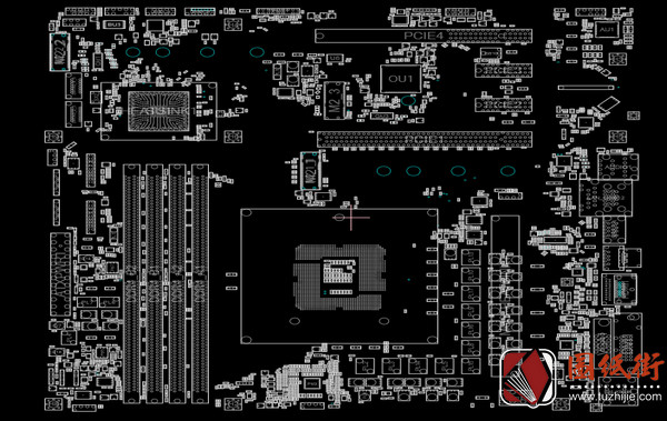ASRock B360M PERFOMANCE Rev1.03 70-MXB770-A01华擎电脑点位图