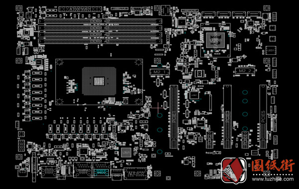 ASRock X470 TAICHI ULTIMATE Rev1.02华擎电脑主板点位图