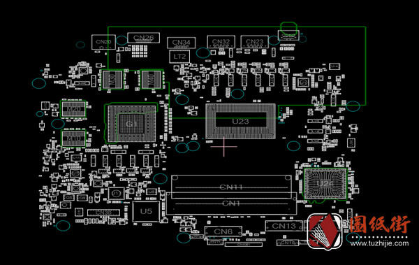 械机师T90-TB T90-TA GI5CPXX笔记本电脑主板点位图