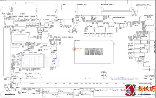GA-Z270N-WIFI REV 1.0技嘉电脑主板点位图PDF