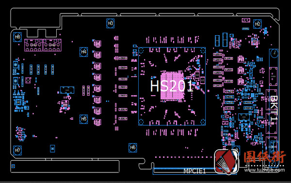Asus RX6800 D414S华硕高端显卡点位图