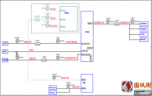 领睿(lingrui)终结者S1-PRO x36e-5a-va2 Rev B笔记本主板电路图