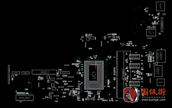 Lenovo IdeaPad 310-15IKB LCFC NM-A982 CG413 CG513 Rev 1.0联想笔记本主板点位图