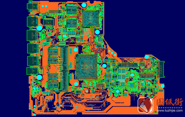 Lenovo IdeaPad 320-17ABR_320-15ABR DG526 DG527 DG726 NM-B341 Rev 0.2联想笔记本电脑主板点位图