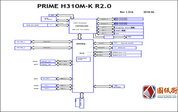 H310M-K华硕电脑电路原理图纸