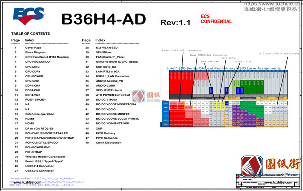 B36H4-AD精英主板维修原理图