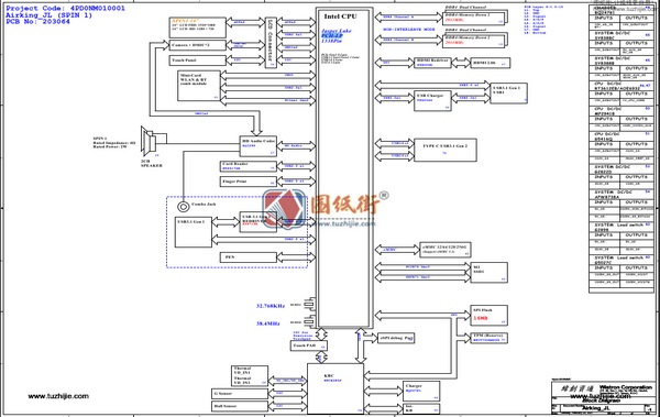 SP114-31N 203064-1主板维修线路图