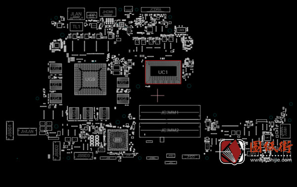 Alienware17 R5 LA-F551P CAD点位图