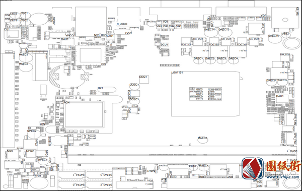 GA-H110M-S2V-DDR3维修点位图