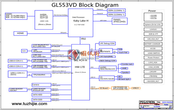 GL553VD飞行堡垒原理图