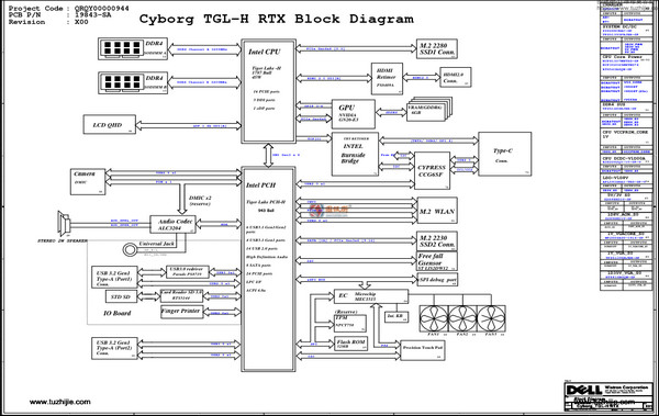 Cyborg TGL-H RTX 19843-SA主板图纸