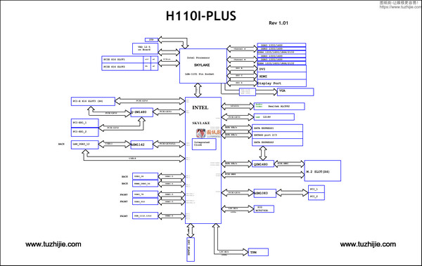 ASUS H110I-PLUS主板电路图