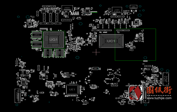 Alienware m15 LA-K454P主板CAD点位图