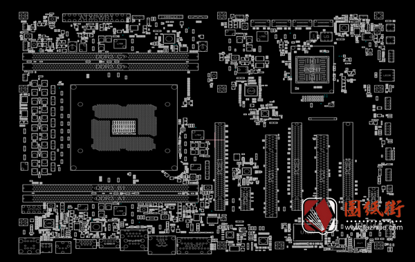 ASRock X79 Extreme4 Rev 1.03 70-MXGJH0-A33华擎电脑主板点位图