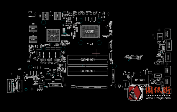 ASUS TUF Gaming FX505D FX505DY REV2.1华硕飞行堡垒6s笔记本主板点位图CAD