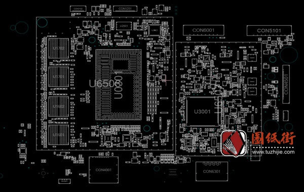 Acer Aspire Switch 11 SW5-171 Pegatron P1HBC_MB Rev 1.0宏基笔记本电脑主板点位图CAD