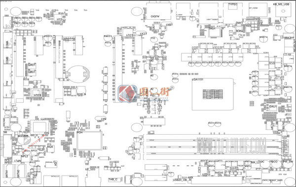 GA-Z270X-UD5 REV 1.0 1.01技嘉台式机主板点位图PDF