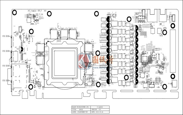 GALAXY GP65X V10影驰显卡点位图PDF
