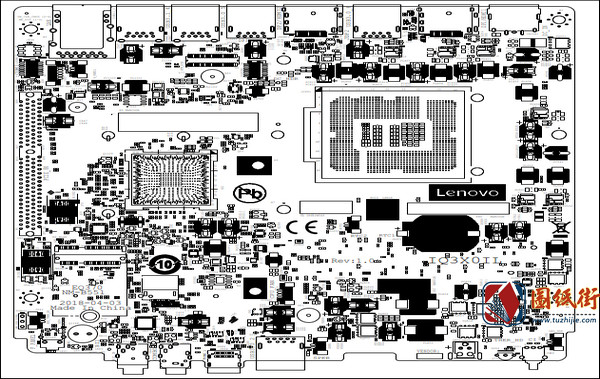 Lenovo ThinkCentre M720q IQ3X0IL NM-B511 REV1.0 联想台式电脑主板点位图PDF