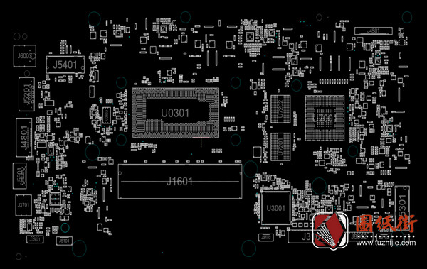 Asus Vivobook 15 V5000J X512 X512J X512JA Rev 2.0华硕笔记本主板点位图