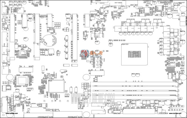 GA-Z270X-Gaming K7 R1.0技嘉电脑主板点位图PDF