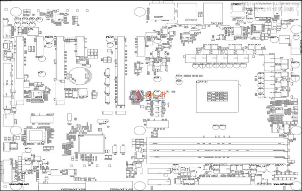 GA-Z270X-Gaming 5 REV 1.0技嘉电脑主板点位图PDF