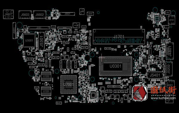 S4300F X430FA X430FN 主板点位图