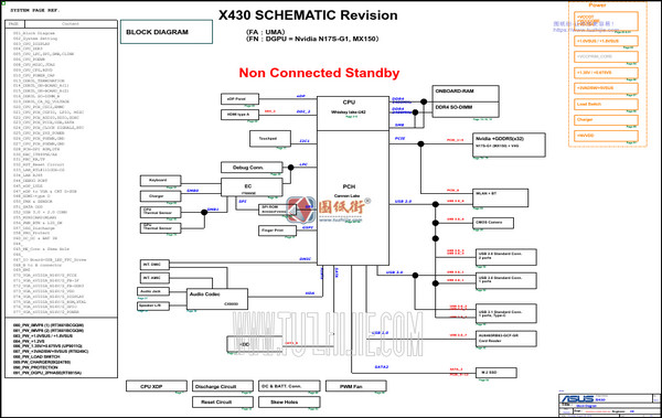 S4300F X430FA X430FN主板图纸