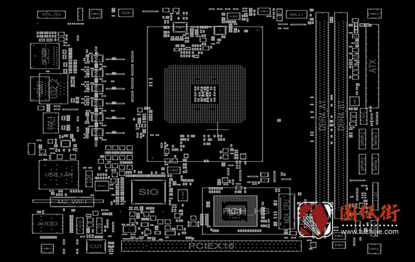 A520I AC主板维点位图