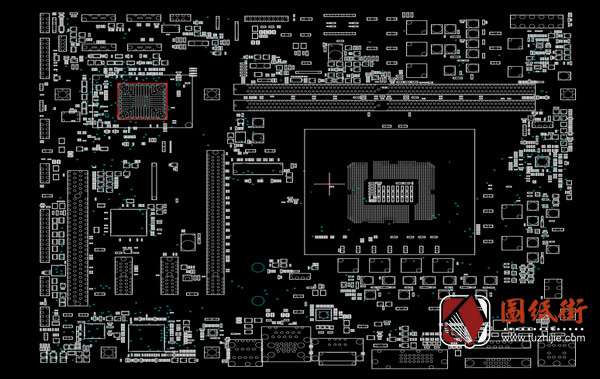 ASUS H110-4S电脑主板点位图