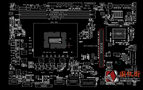 ASUS H110-M_DP REV1.02主板点位图