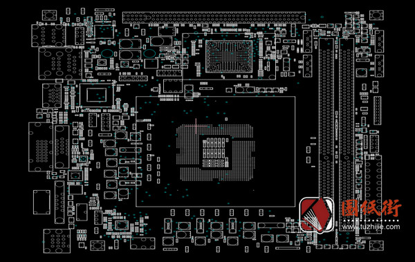ASUS H110I-PLUS D3电脑主板点位图