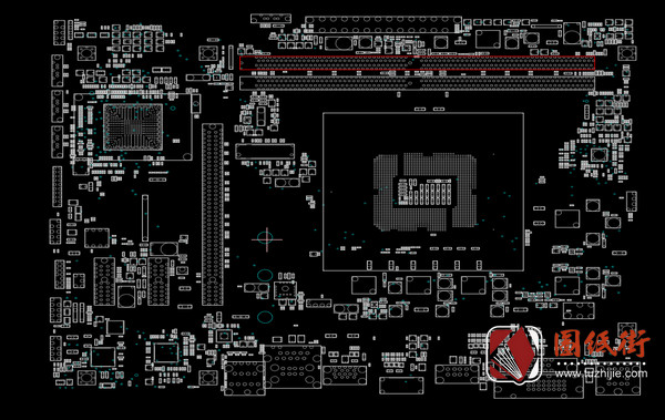 ASUS H110M-A-M.2台式电脑主板点位图