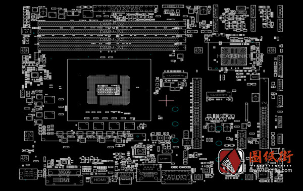 ASUS PRIME B250M-PLUS维修点位图