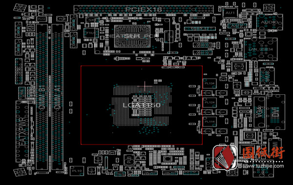 ASUS H81I-PLUS主板点位图合集