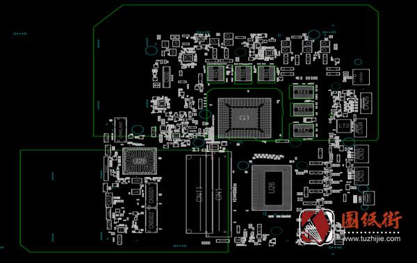 GJ5CN60 GK5KN6Z GJ5CNXX GK7CP6S主板点位图CAD